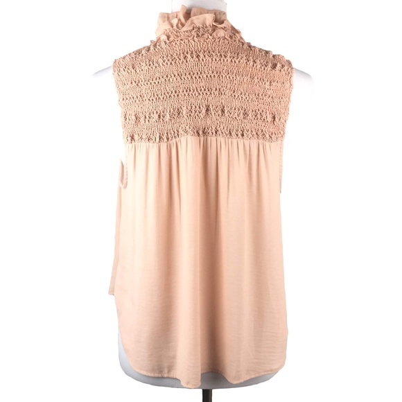 Free People Smocked Ruffle Top - Picture 6 of 7